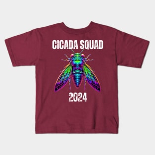 Cicada squad 2024 Kids T-Shirt